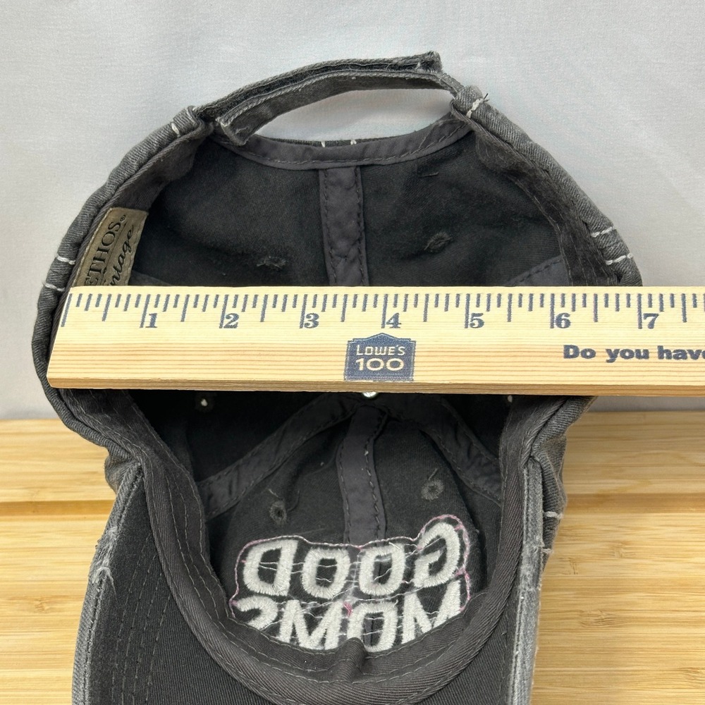 Good Moms Say Bad Words Distressed Momlife Hat KBETHOS Baseball Cap Adult Gray - Picture 7 of 7
